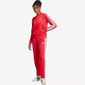 Adidas Women's Deep Red Tracksuit
